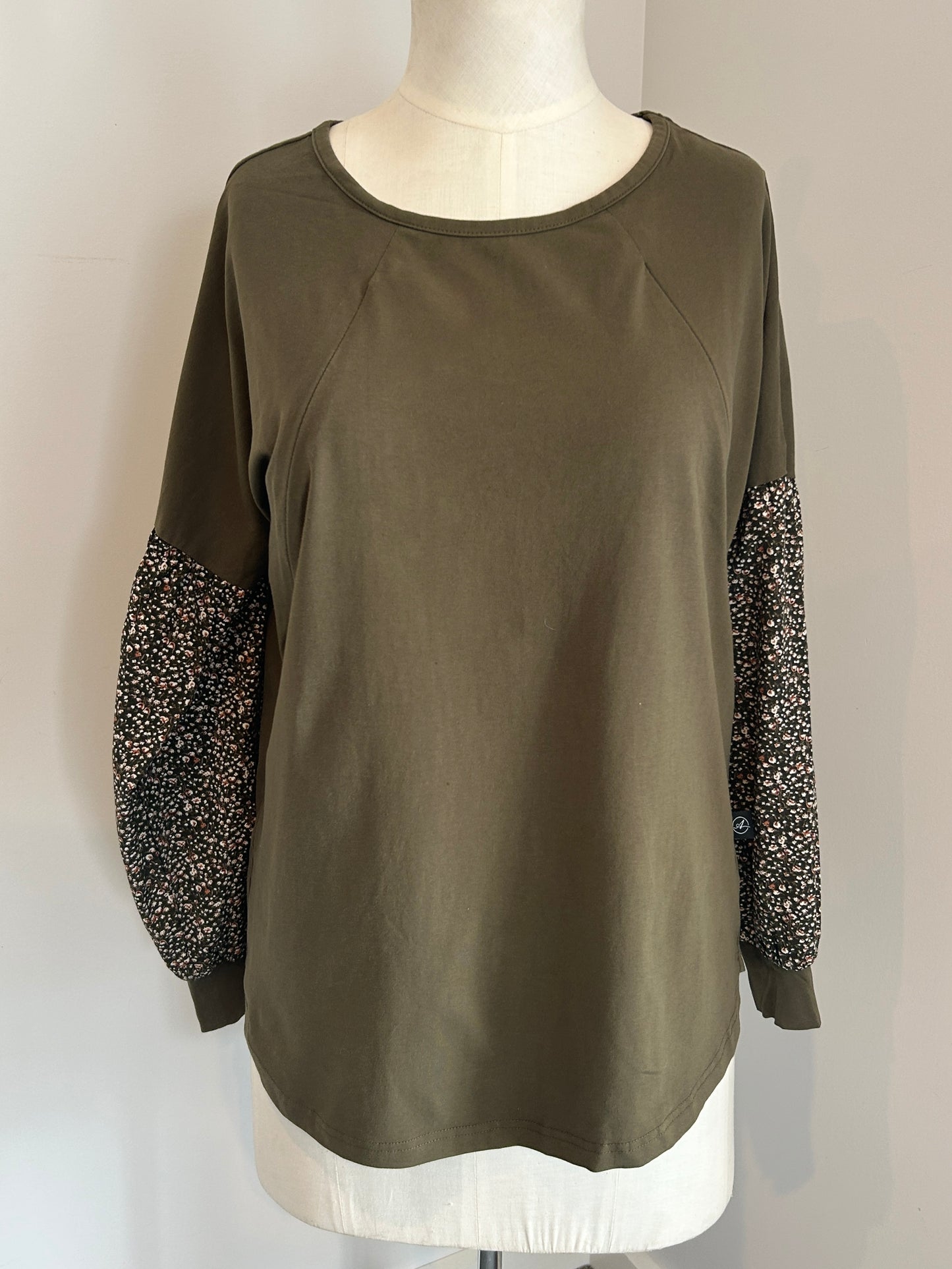 Addison patterned sleeve top (10)