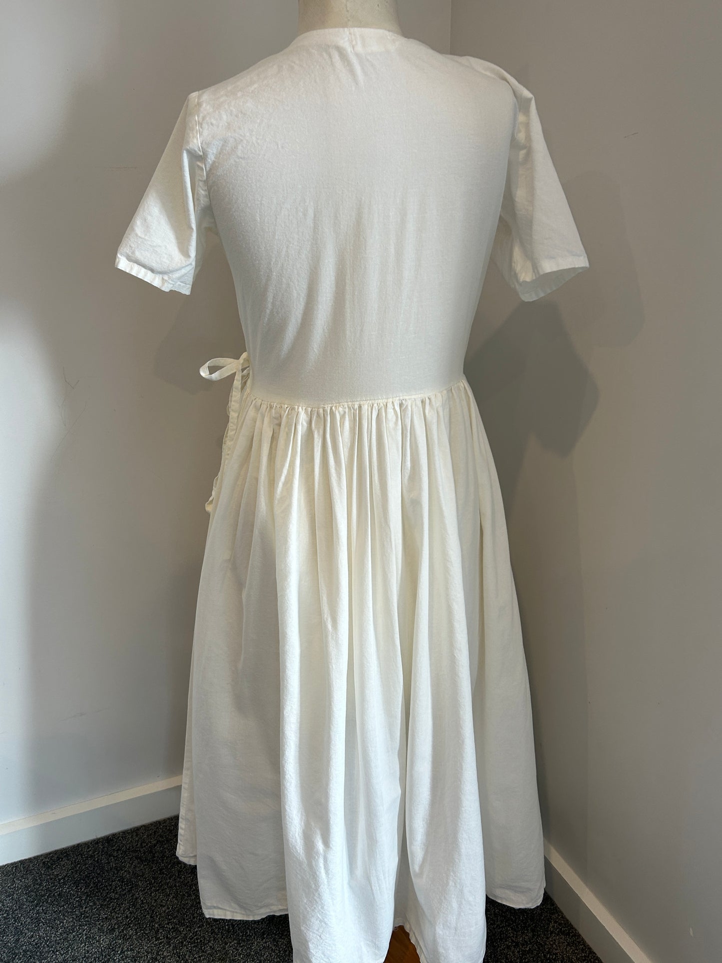 Lilou linen wrap dress (M)
