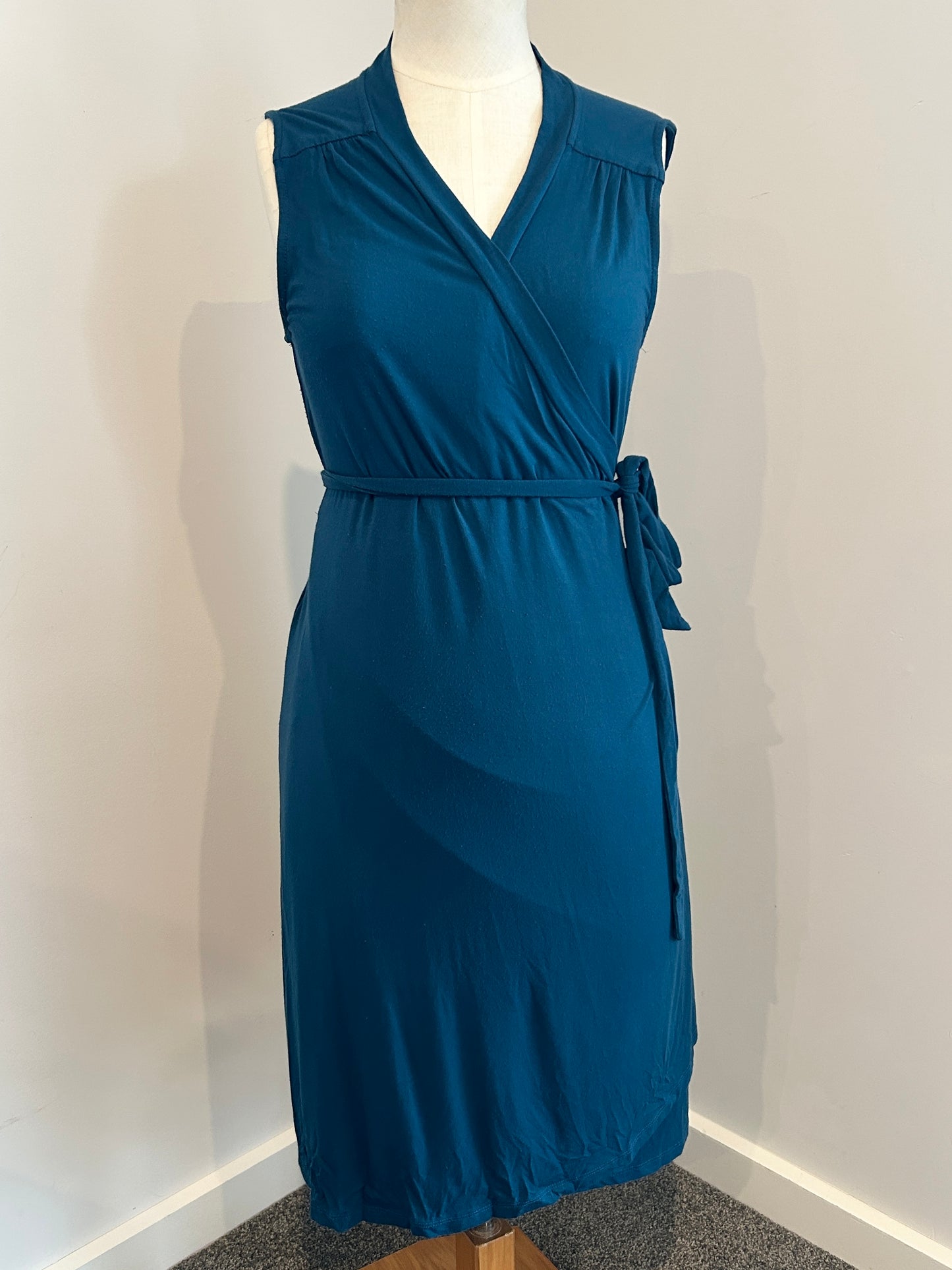 Angel maternity wrap sleeveless dress (M)