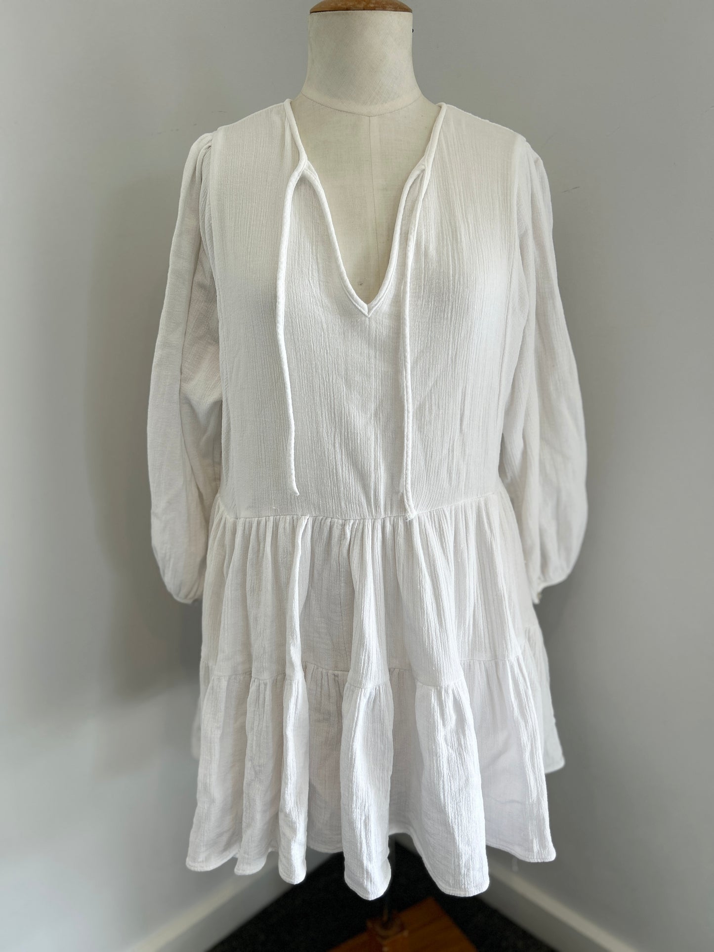Glassons tiered organic cotton dres (XS)