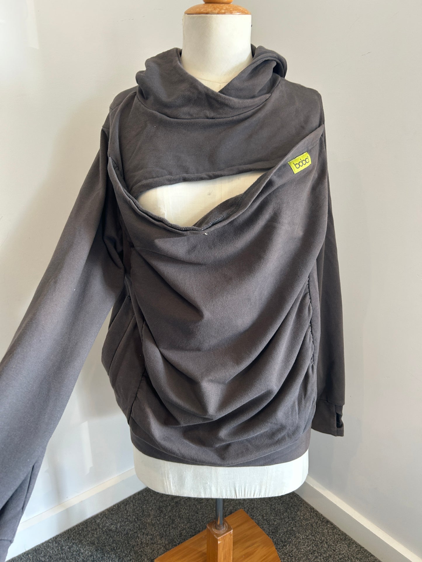 Boba baby wearing hoodie (S)