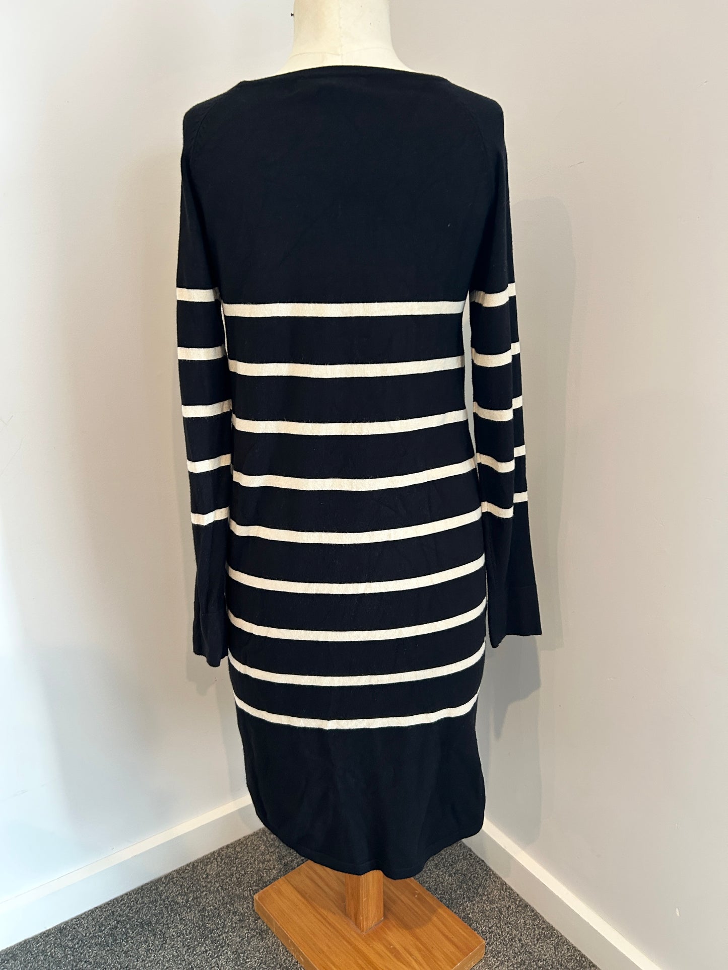 Ripe knit striped dress (M)