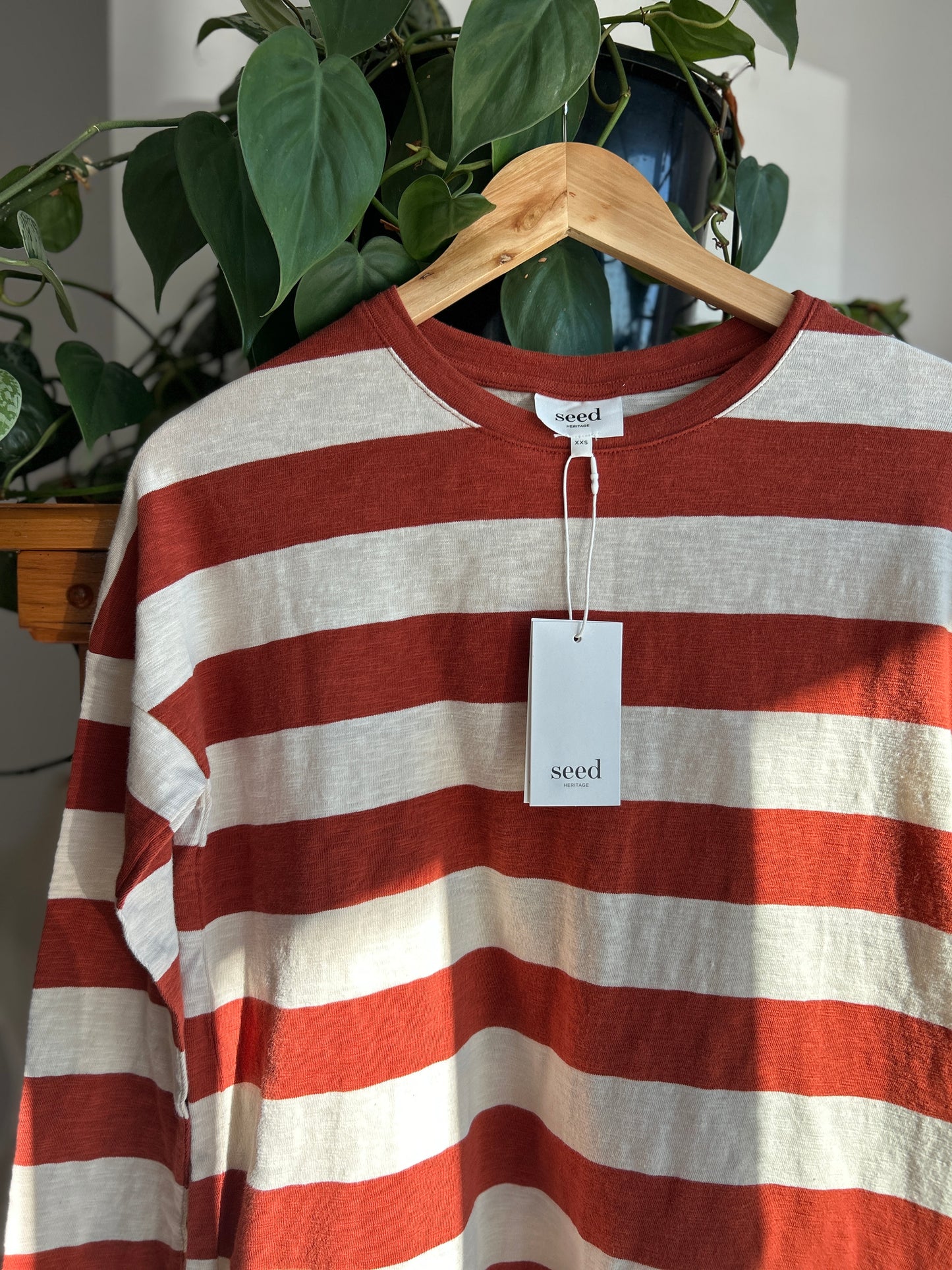 Seed Heritage long sleeve striped top, BNWT (XXS)