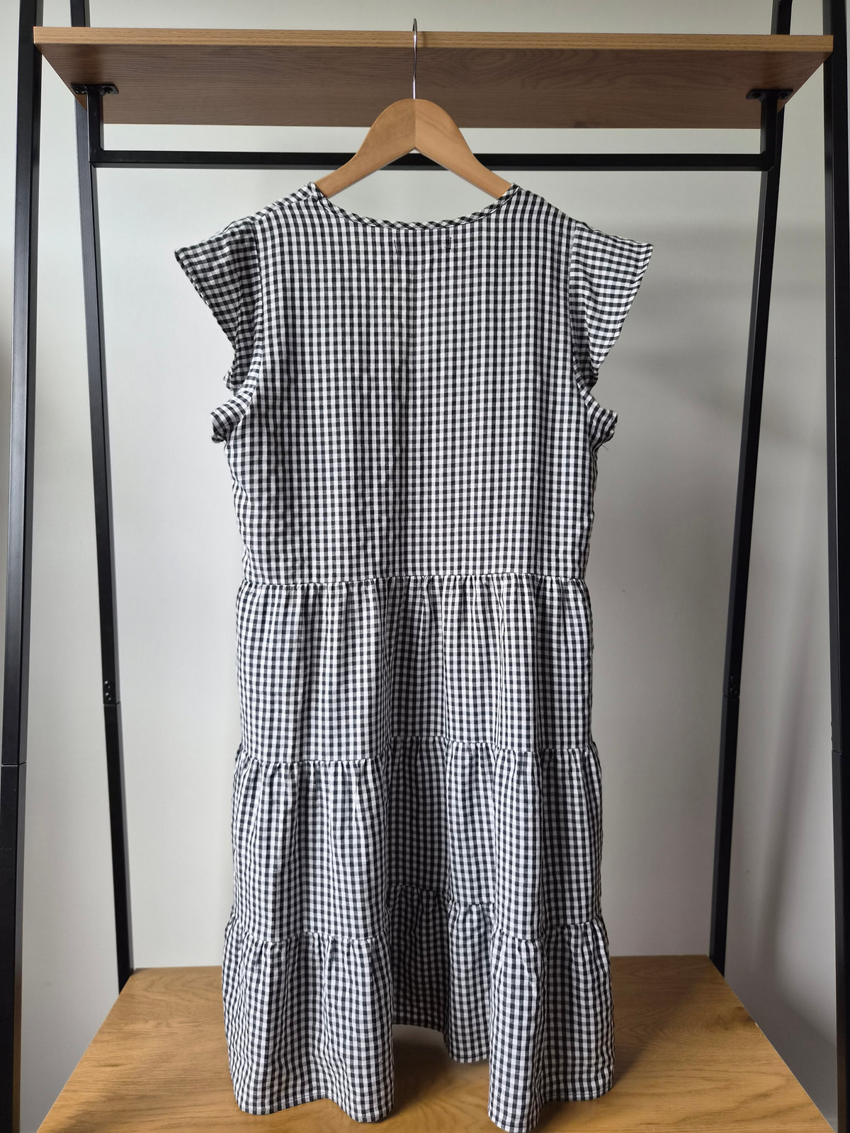 Addison Checkered Midi Dress (8)
