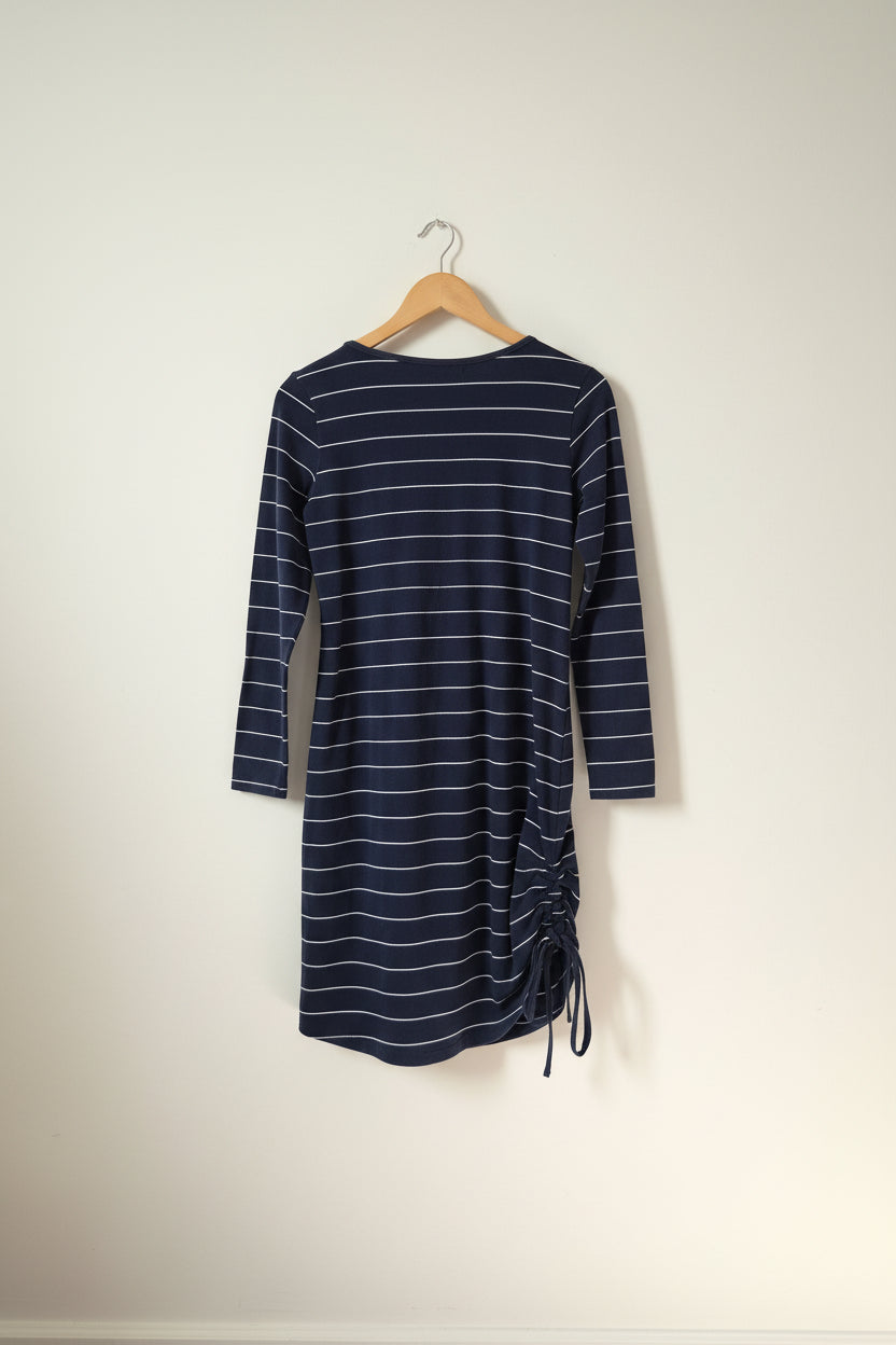 Addison Navy Stripe Dress (10)