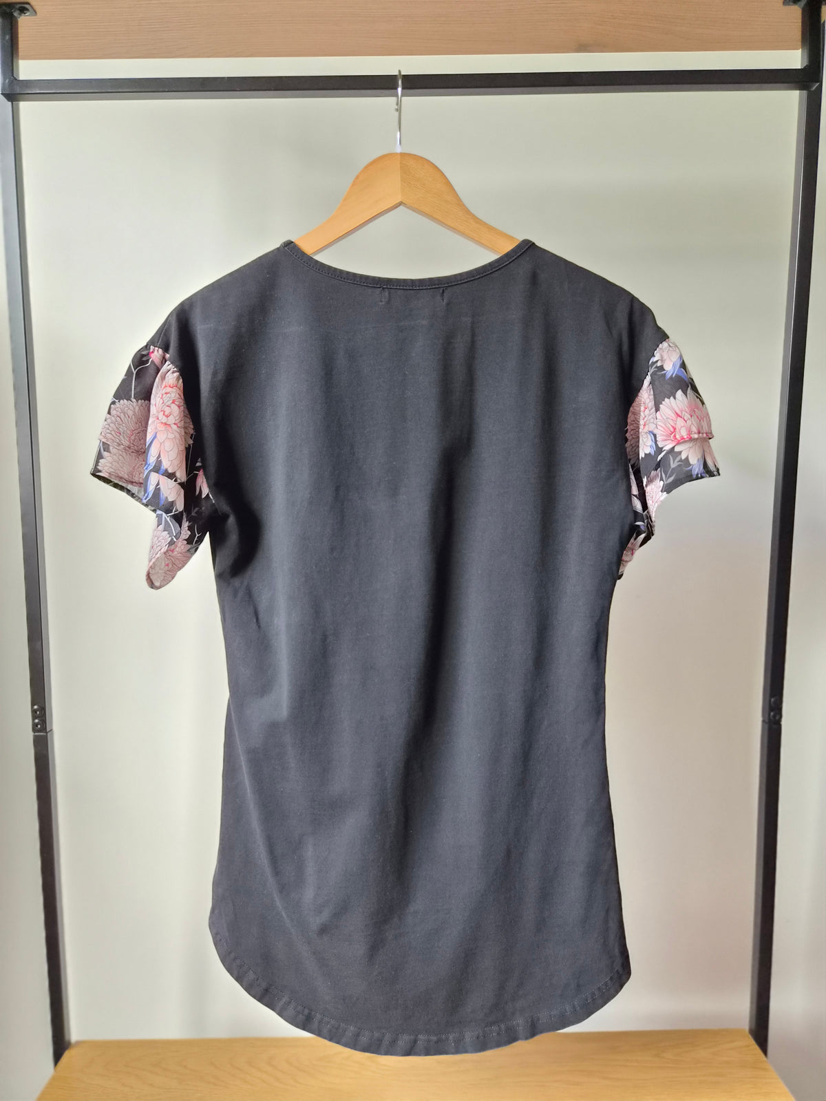 Addison Floral Flutter Sleeve Top (6)