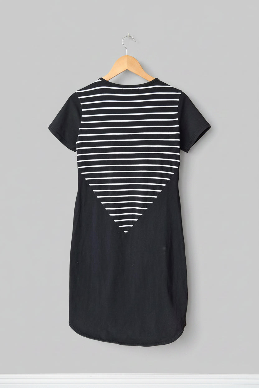 Addison B&W Striped Dress
