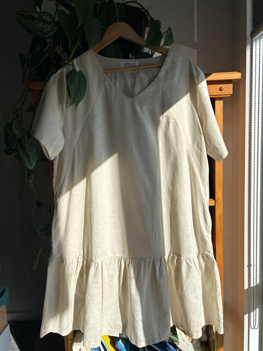 Latch Ellie Dress, linen blend, BNWT (3XL)