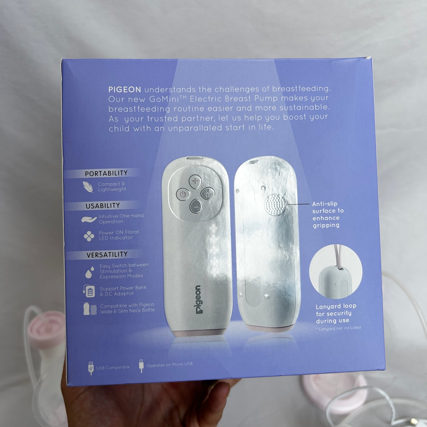 Pigeon GoMini double electric breast pump