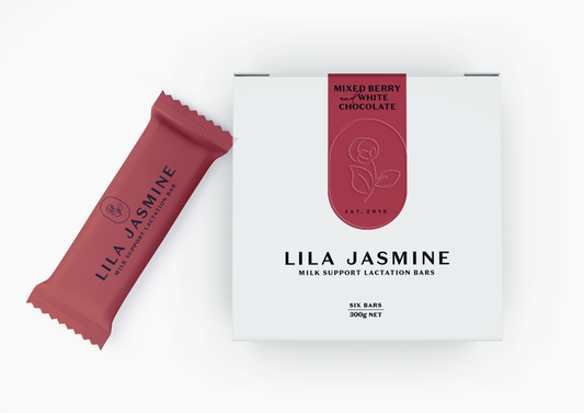 Lila Jasmine lactation bars- Berry + White chocolate 🍓
