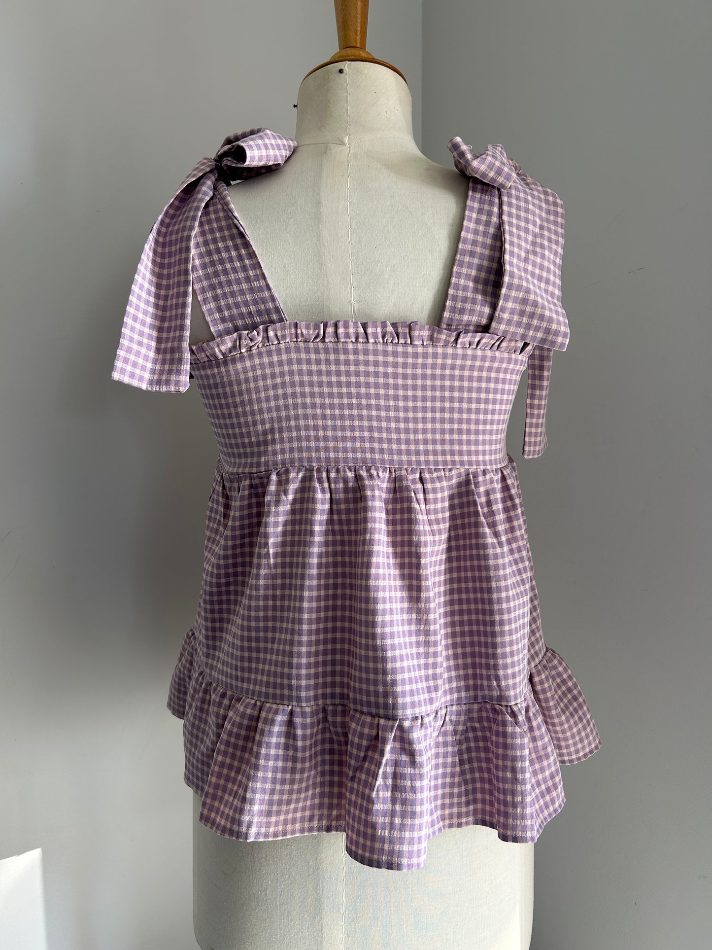 Close to the heart gingham top (6)