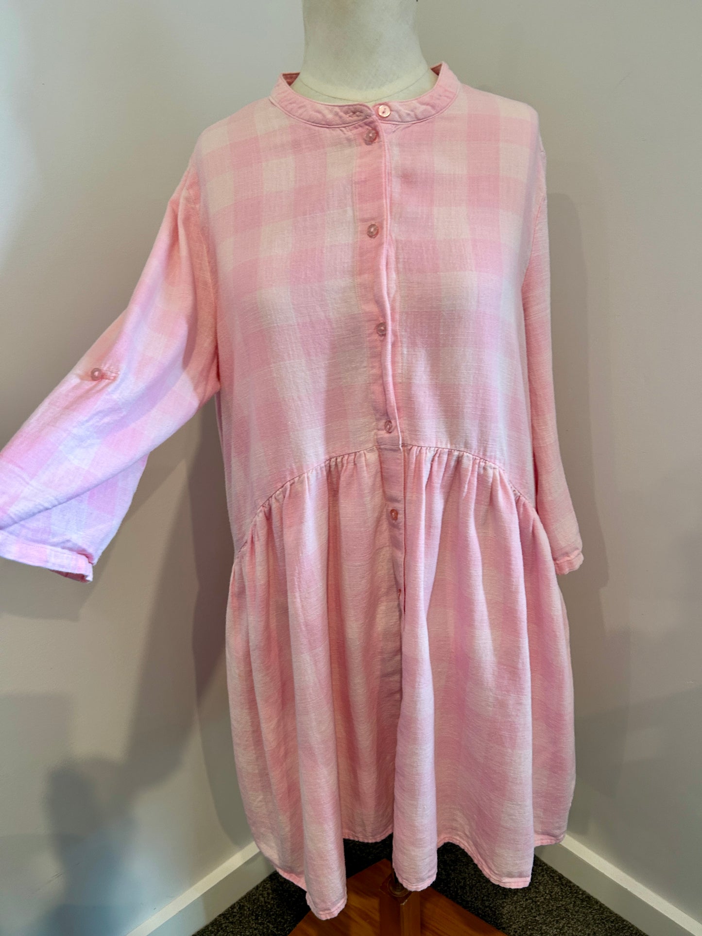 ONLY gingham dress (L)