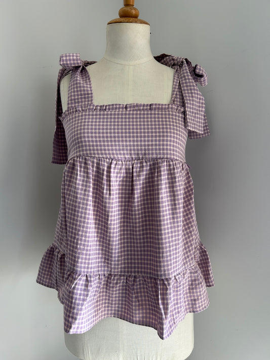 Close to the heart gingham top (6)