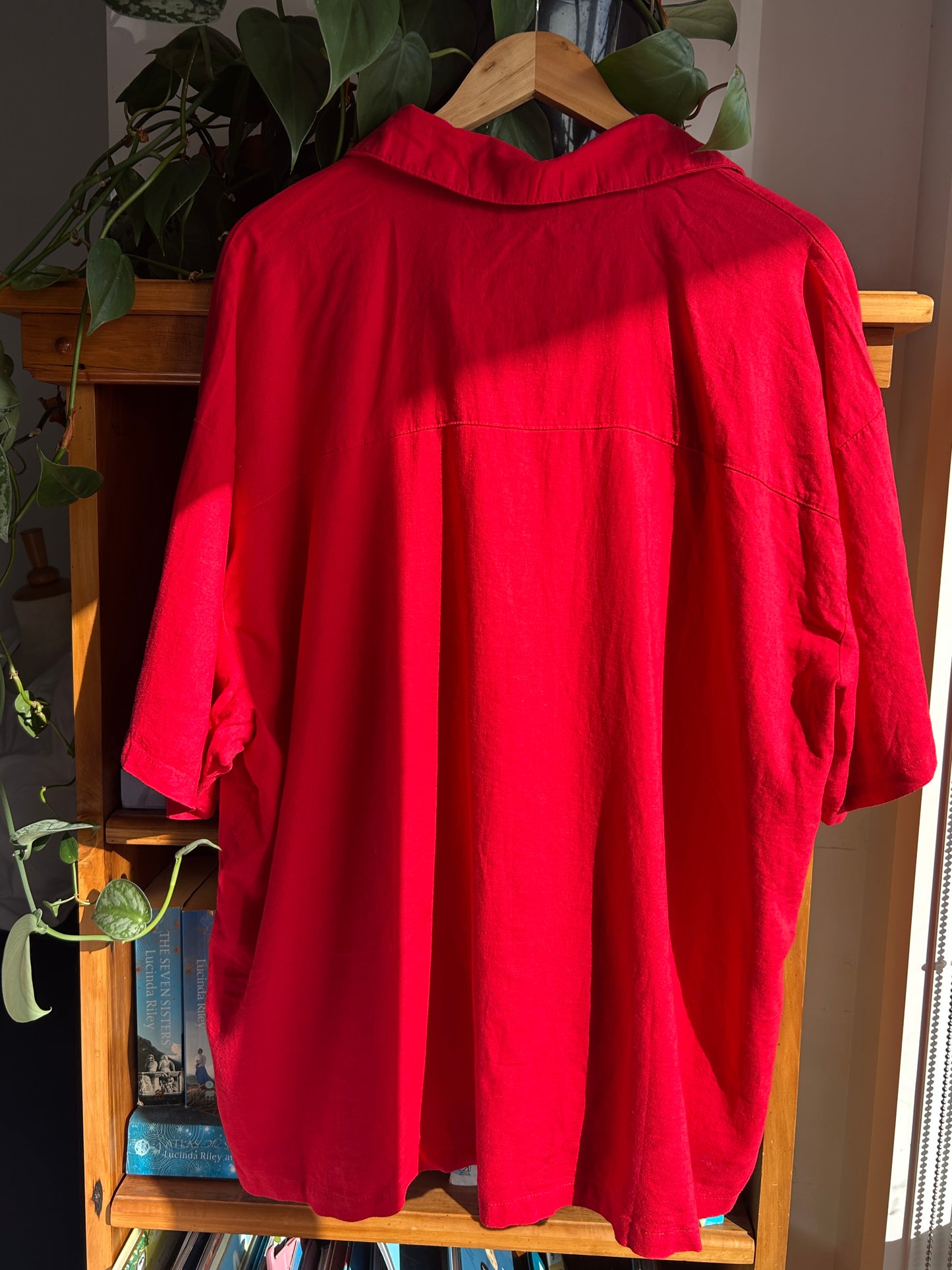 Cotton on linen blend short sleeve blouse, BNWT (18)