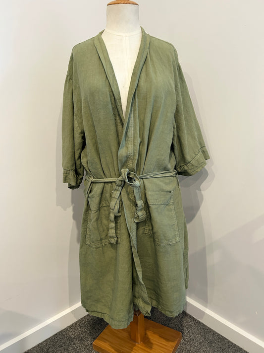 George Collective 100% linen tie up dress (10)
