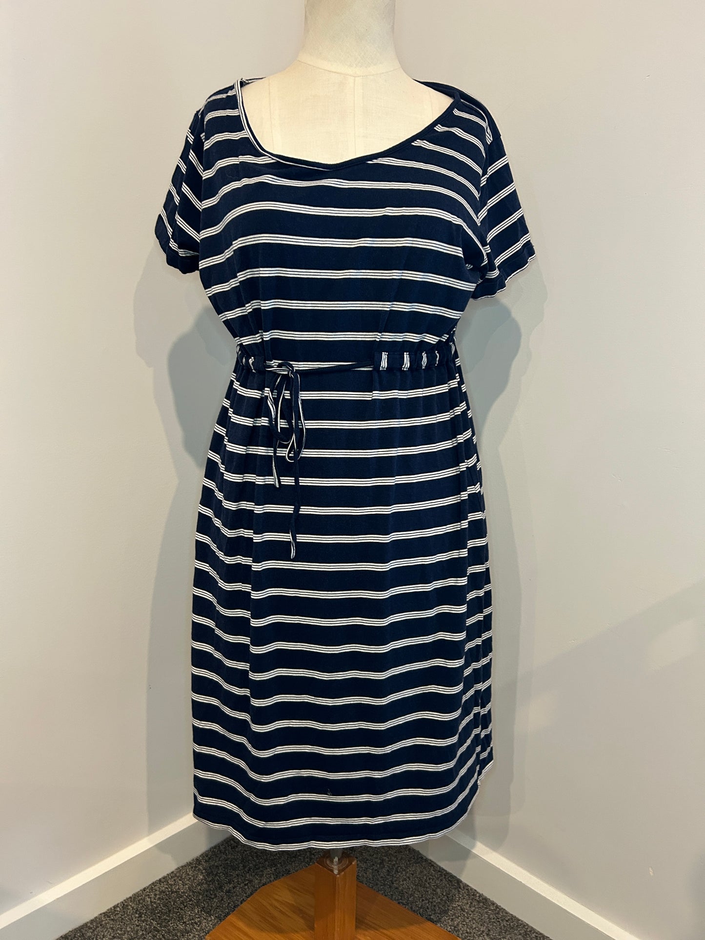Angel maternity striped dress (L)