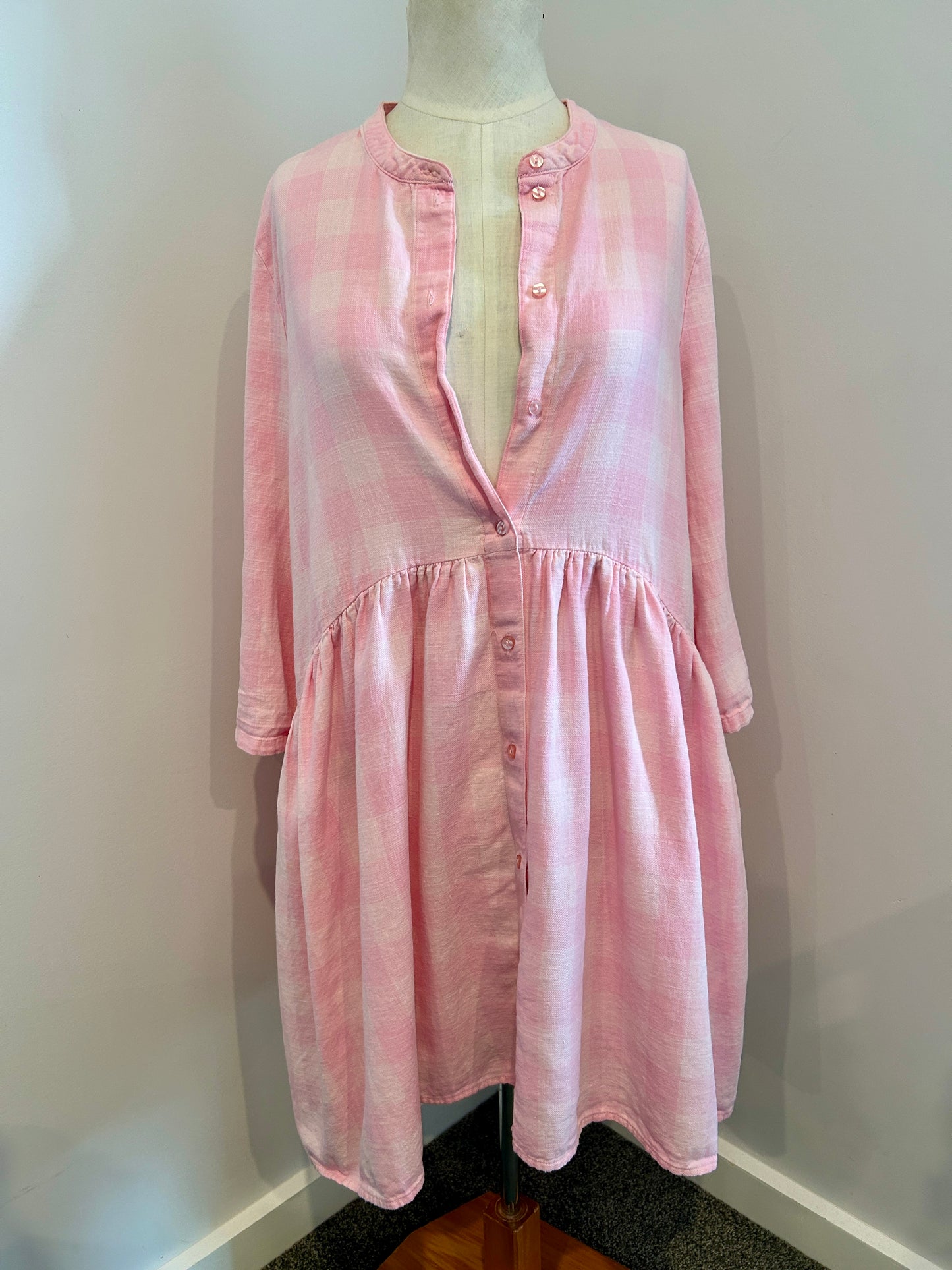 ONLY gingham dress (L)