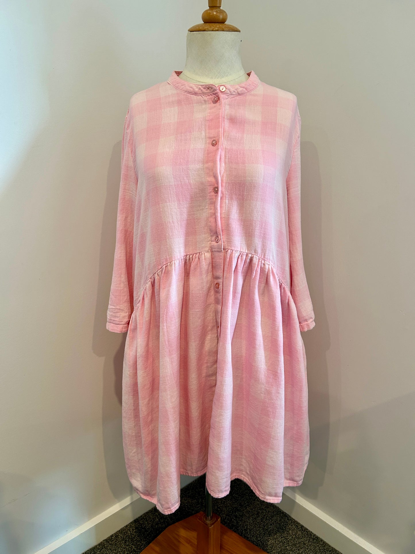 ONLY gingham dress (L)