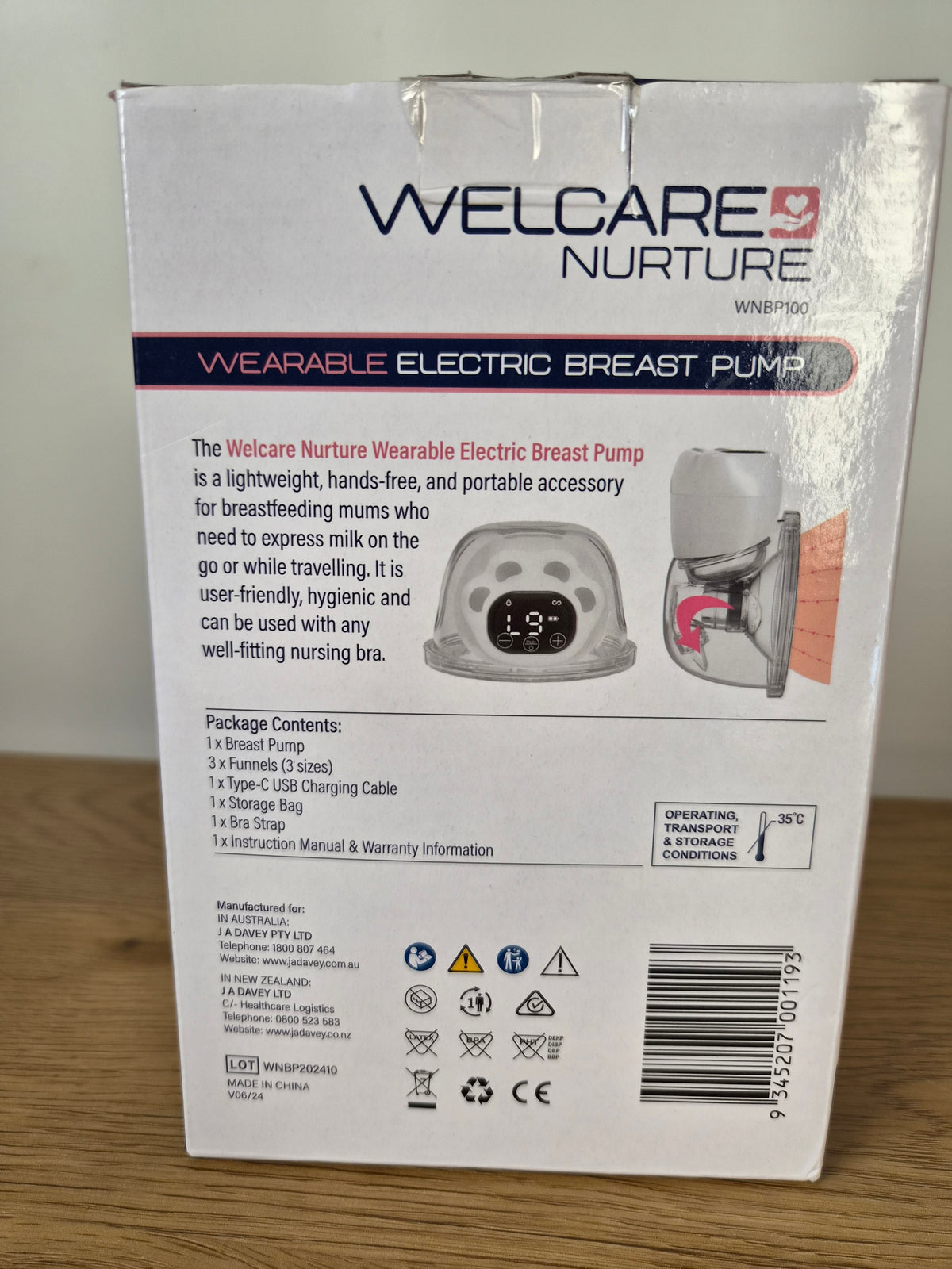 Welcare Nurture Wearable Electric Breast Pump