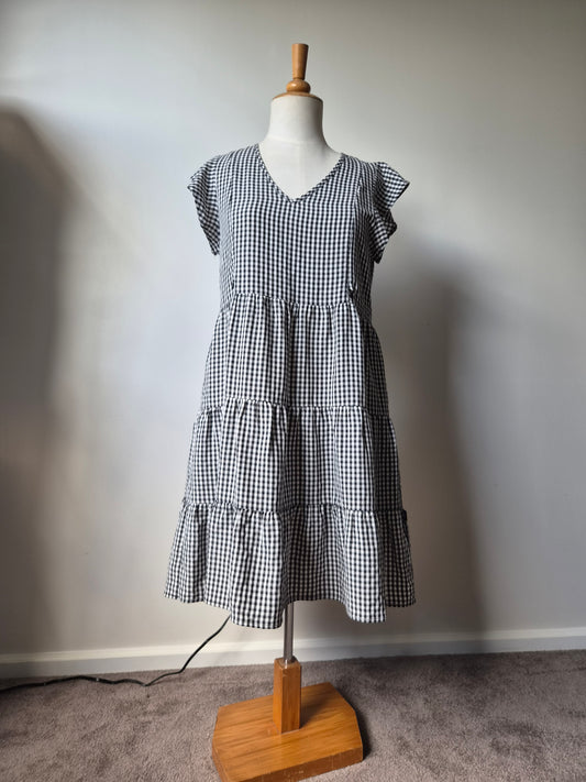Addison Checkered Midi Dress (8)