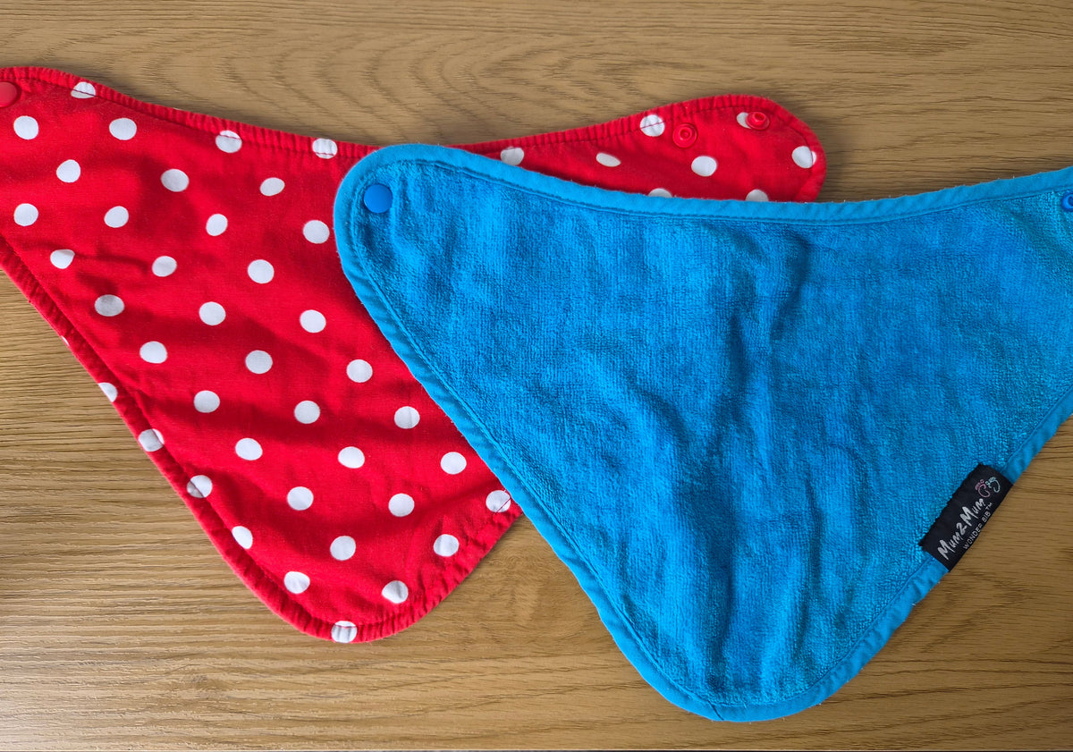 Mum2Mum Bandana Wonder Bibs 2pc