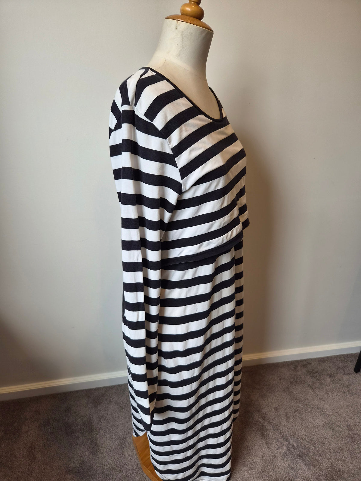 Addison L/S Striped Dress (12)