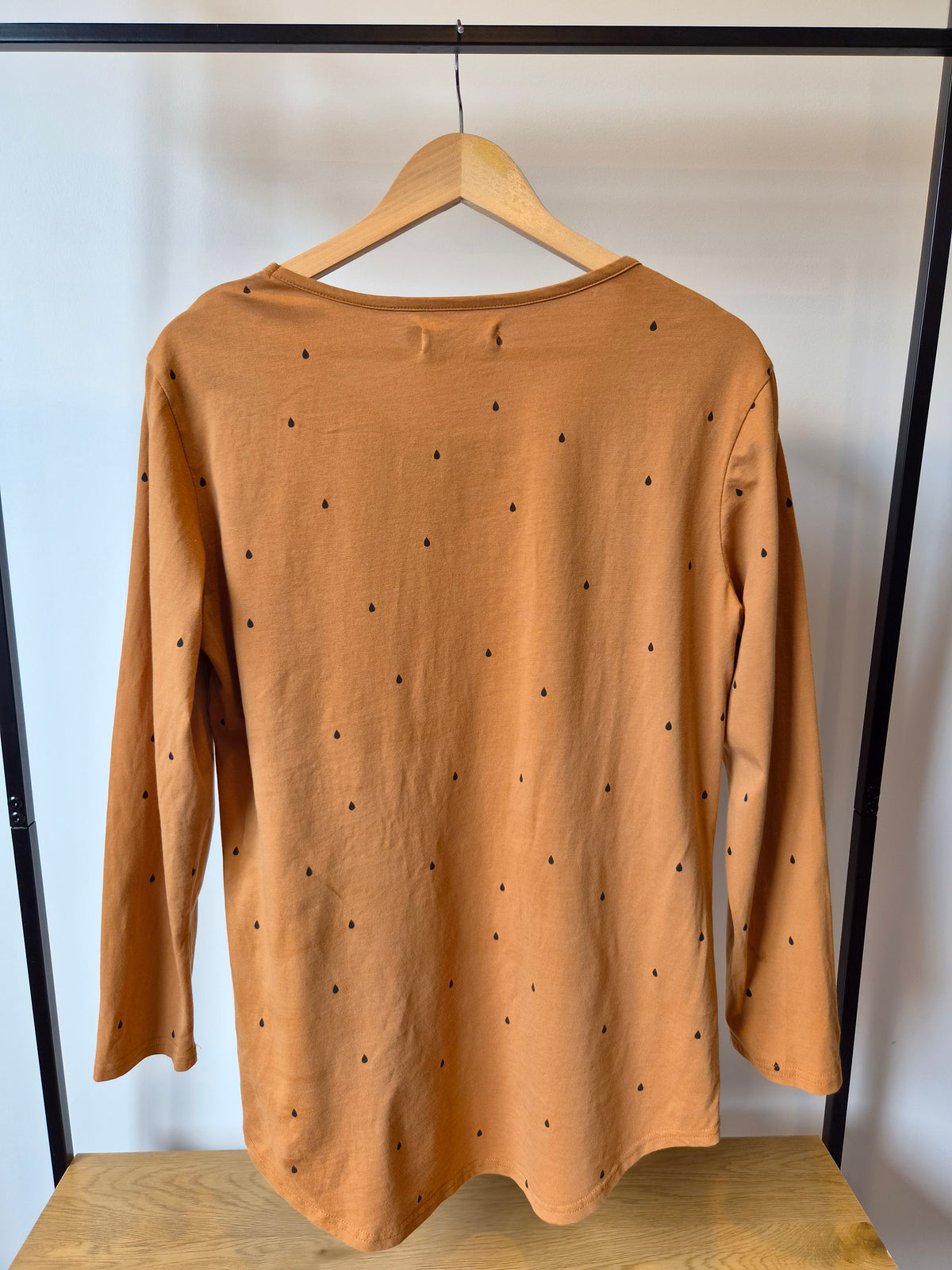 With Milk Rust L/S Top (M)