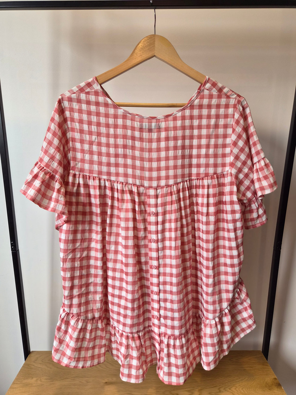 Breastmates Pink Gingham Top (S)