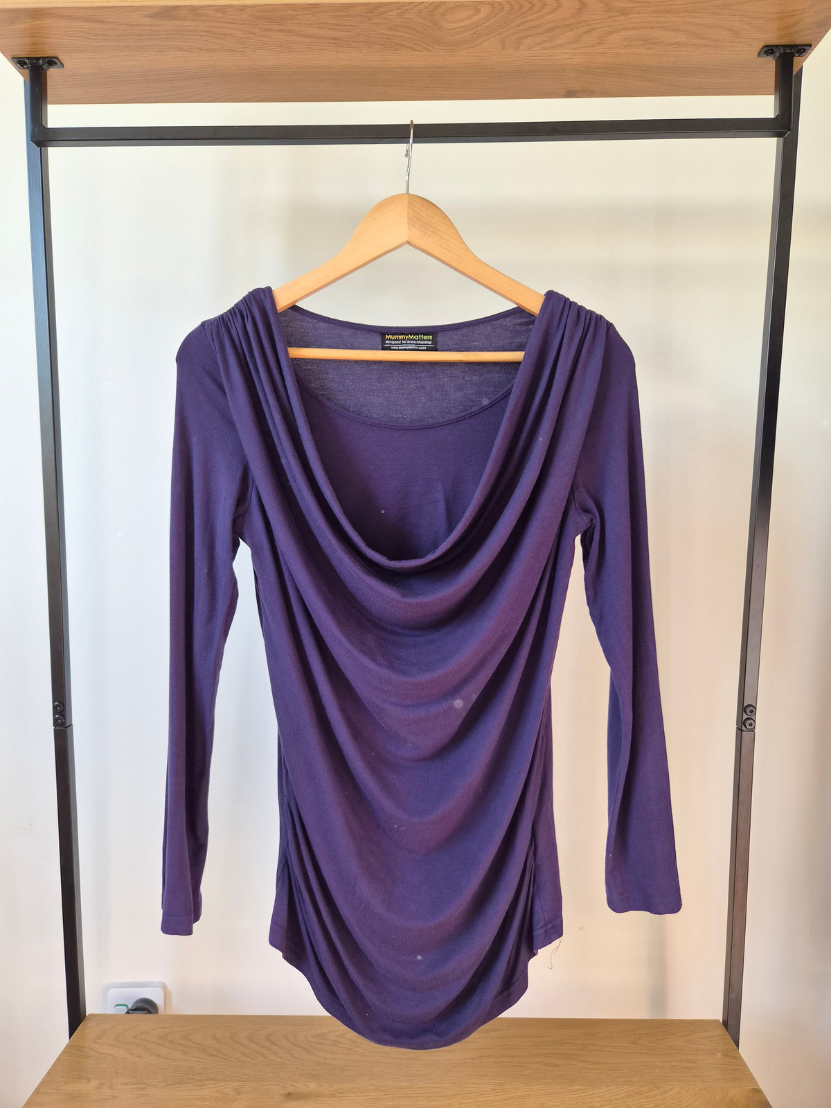 Mummy Matters Cowl Neck Top (S)