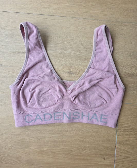 Cadenshae Seamless Bamboo Sleep Bra (M)