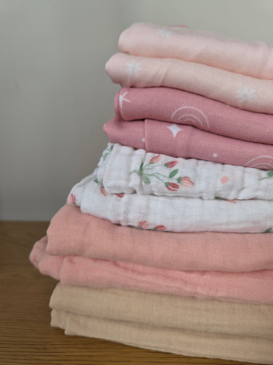 100% Cotton Muslin Wrap