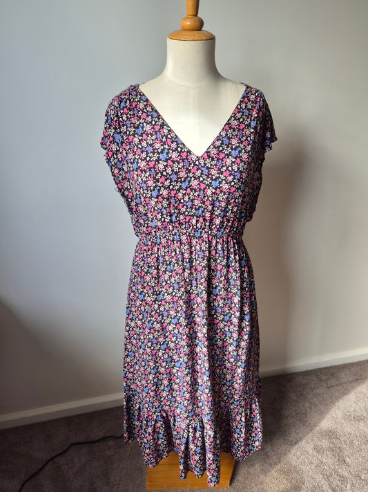 H&M Floral Maternity Dress (L)