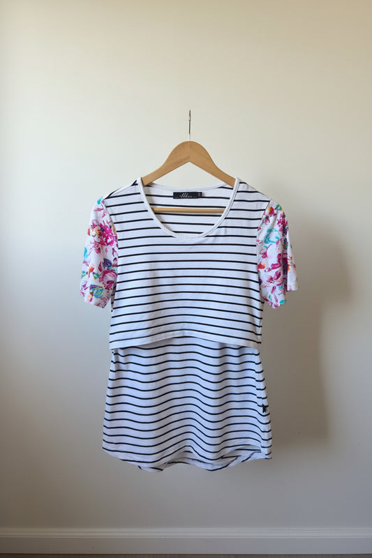 Addison Floral Striped Top (10)