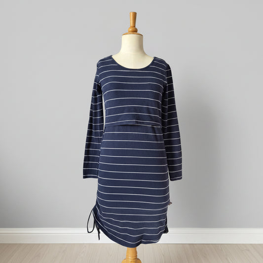 Addison Navy Stripe Dress (10)
